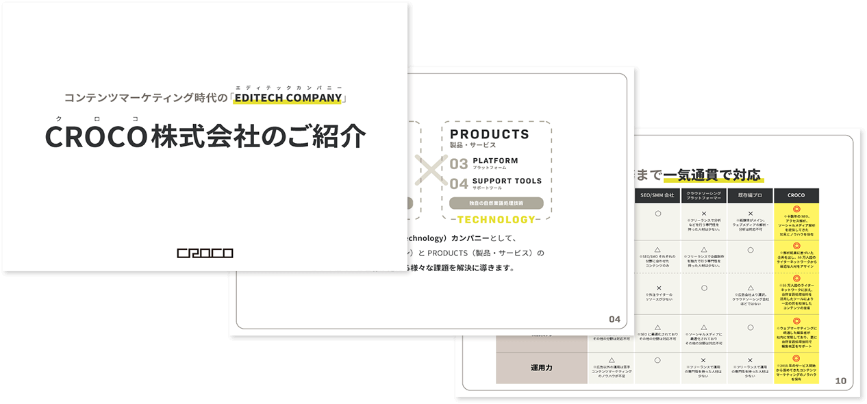 会社案内パンフレット